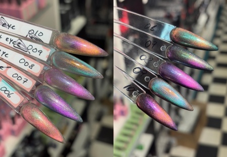 Ojă semipermanentă Galaxy Aurora Cat Eye Global Fashion, 8ml, 010 - TPO Free - Img 2