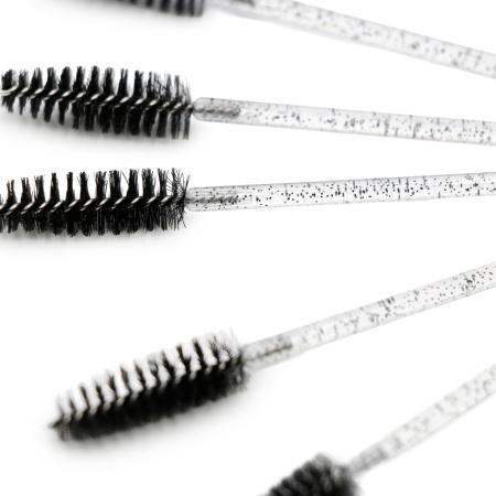 Set de 50 periuțe pentru extensii de gene, negre - Img 2