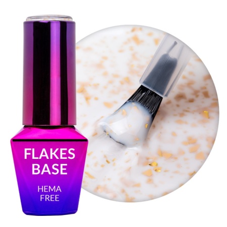 Flakes Rubber Base MollyLac Hema Free - Milk&amp;Gold