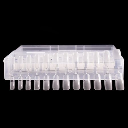 Tipsuri din gel pentru extensia unghiilor, 504 bucati, 12 marimi, forma patrate
