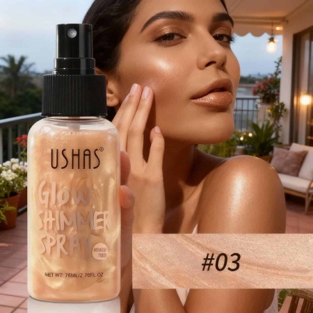 Iluminator de corp Ushas Glow Shimmer Spray 03 - Img 3