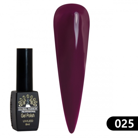 OJA SEMIPERMANENTA BLACK ELITE, GLOBAL FASHION 8 ML, 025