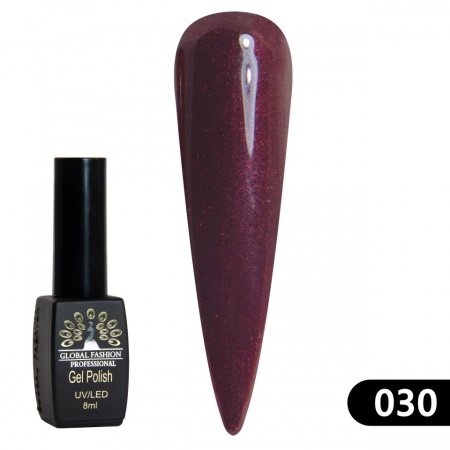 OJA SEMIPERMANENTA BLACK ELITE, GLOBAL FASHION 8 ML, 030