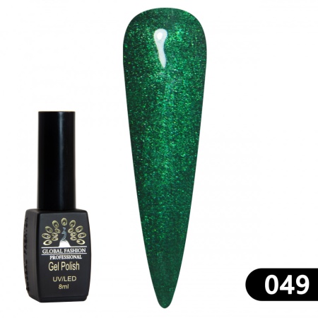 OJA SEMIPERMANENTA BLACK ELITE, GLOBAL FASHION 8 ML, 049 - Img 2