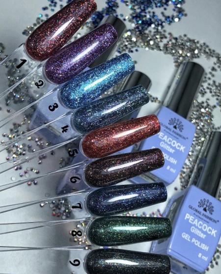 Oja Semipermanenta Peacock , Global Fashion 8 ML, 02