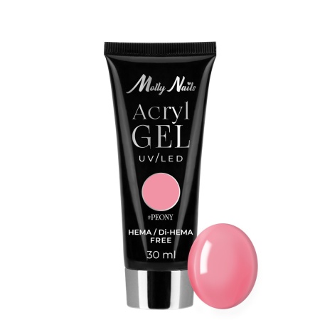 Polygel Molly by Allepaznokcie Peony 30g Hema DiHema Free &amp; TPO Free - Img 4