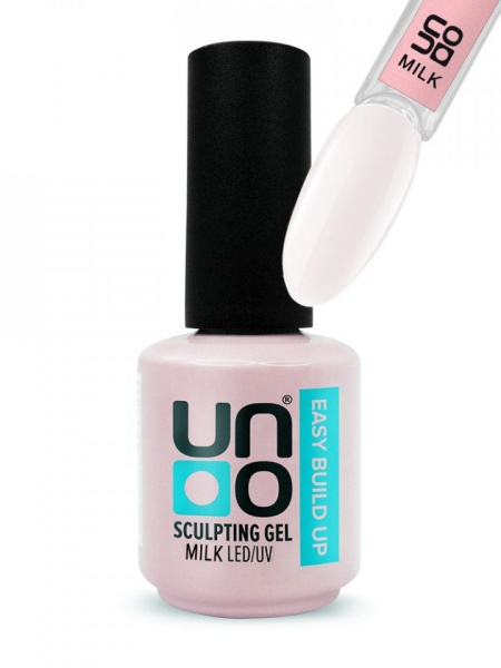 Sculpting Gel Easy Build Up Uno Lux 15 ml - alb laptos