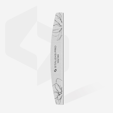STALEKS 25 x pila unghii semiluna Expert 40 100/180 grit (25 pcs) - Img 2