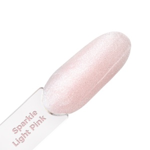 AlleLac Tixo Hard Builder Gel Sparkle Light Pink 45g - Img 5