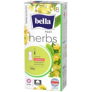 BELLA HERBS PANTY ABSORBANTE ZILNICE FLOARE TEI 18BUC