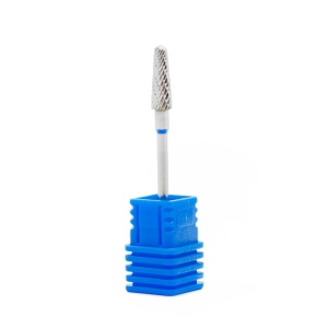 Capat de freza carbid tip con albastru