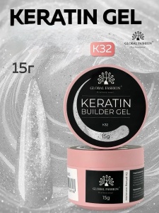 Gel pentru constructia unghiilor, Keratin Builder Gel, K32