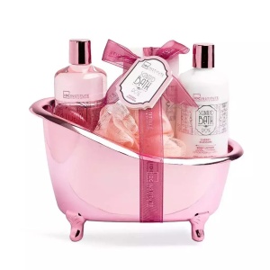 IDC INSTITUTE Scented Bath Rose Set Cadou Baie Cadita - Img 3