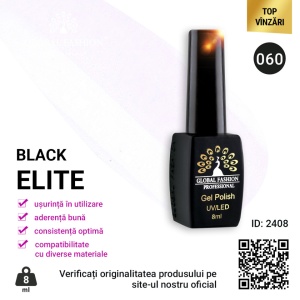 OJA SEMIPERMANENTA BLACK ELITE, GLOBAL FASHION 8 ML, 060