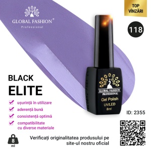 OJA SEMIPERMANENTA BLACK ELITE, GLOBAL FASHION 8 ML, 118