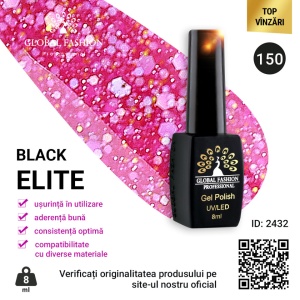 OJA SEMIPERMANENTA BLACK ELITE, GLOBAL FASHION 8 ML, 150