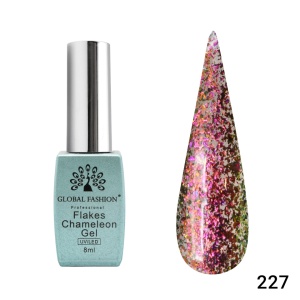 Ojă semipermanentă Flakes Chameleon 227 - TPO Free
