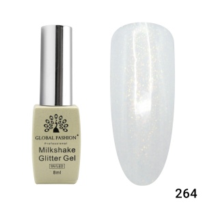 Ojă semipermanentă Milkshake Glitter 264 - TPO Free