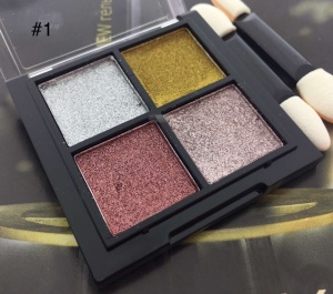 Paleta pigmenti pentru unghii Mirror 4 în 1, 001