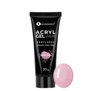 Polygel Allepaznokcie French pink 30g Hema DiHema Free & TPO Free