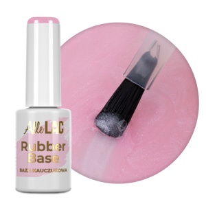 Rubber Base AlleLac Pink Bling HEMA/Di-HEMA Free TPO free Nr 1