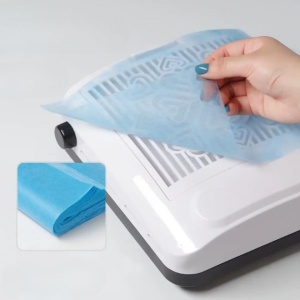 Set 100 folii albastre pentru protectie aspirator - Img 2
