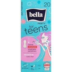 BELLA ABSORBANTE FOR TEENS SENSITIVE EXTRA THIN 20BUC