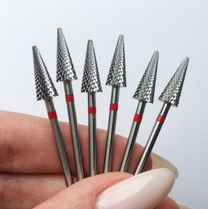 Bit conic pentru gel / underrefill - rosu rusesc