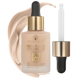 Fond de ten, Global Fashion HD Liquid Coverage Foundation, 30ml, GX04, Honey
