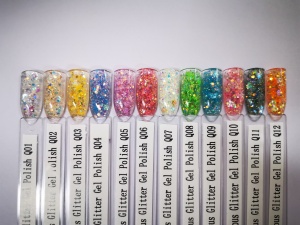 Gel color cu sclipici Luminous Glitter Gel 5 gr 11 - Img 3