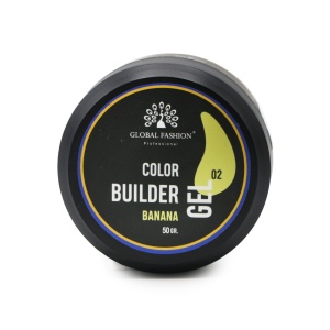 Gel pentru constructie 50 g, Color Builder Gel 02- Banana