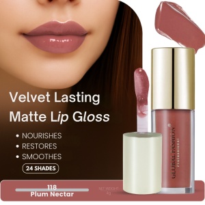 Luciu de buze mat și rezistent Velvet Lasting Matte, Global Fashion, GF38006 #118 - Img 3