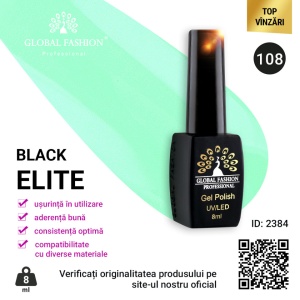 OJA SEMIPERMANENTA BLACK ELITE, GLOBAL FASHION 8 ML, 108