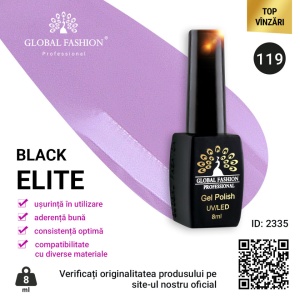 OJA SEMIPERMANENTA BLACK ELITE, GLOBAL FASHION 8 ML, 119