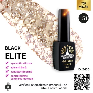 OJA SEMIPERMANENTA BLACK ELITE, GLOBAL FASHION 8 ML, 151