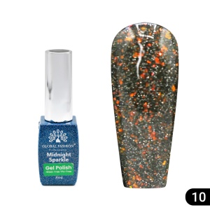 Ojă semipermanentă Midnight sparkle 8 ml, 10