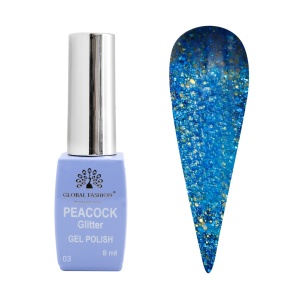 Oja Semipermanenta Peacock , Global Fashion 8 ML, 03 - TPO Free