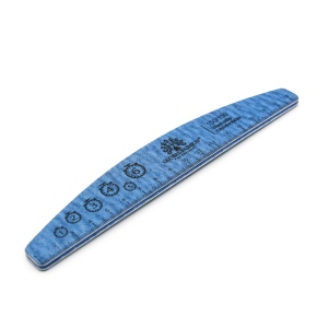 Pila pentru unghii refolosibila gradata semiluna PREMIUM 150/150, albastra