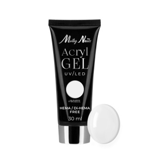 Polygel Molly by Allepaznokcie Free White 30g Hema DiHema Free & TPO Free