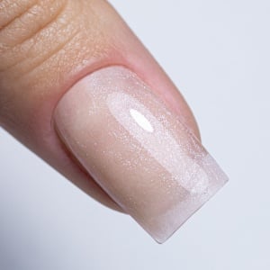Rubber Base AlleLac Peach Bling HEMA/Di-HEMA Free TPO free Nr 7 - Img 5