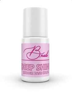 Rubber base Base coat color B nails Deep Shimmer ( nude cu sclipici fin ) - Img 3