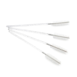 Set de 100 periuțe pentru extensii de gene, albe - Img 2