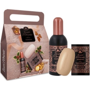 Set Hammam Tesori d'Oriente, Apa de Toaleta 100 ml, săpun solid aromat 150 g, unisex