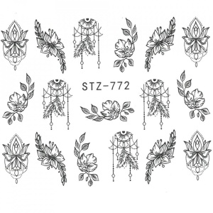 Tatuaj Aqua Flowers STZ772