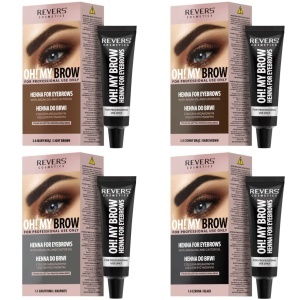 Vopsea de sprancene Henna Oh! My Brows, Revers, Maro Inchis, 3.0, 30ml - Img 6