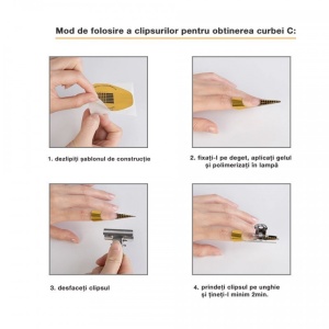 Cleste metalic pentru curba C 22 mm