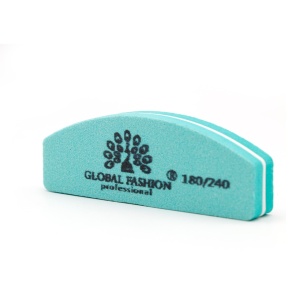 Buffer pentru unghii, mini, granulatie 180/240, verde