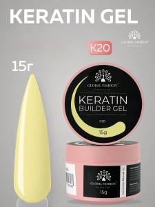 Gel pentru constructia unghiilor, Keratin Builder Gel, K20