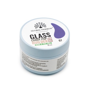 Gel pentru constructie 15 gr, Glass Candy Pop Builder Gel 07
