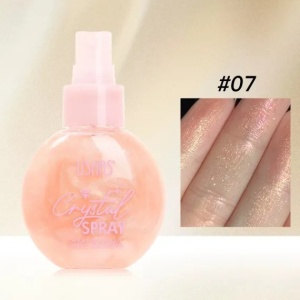 Iluminator spray pentru fata si corp Crystal Spray Ushas #7